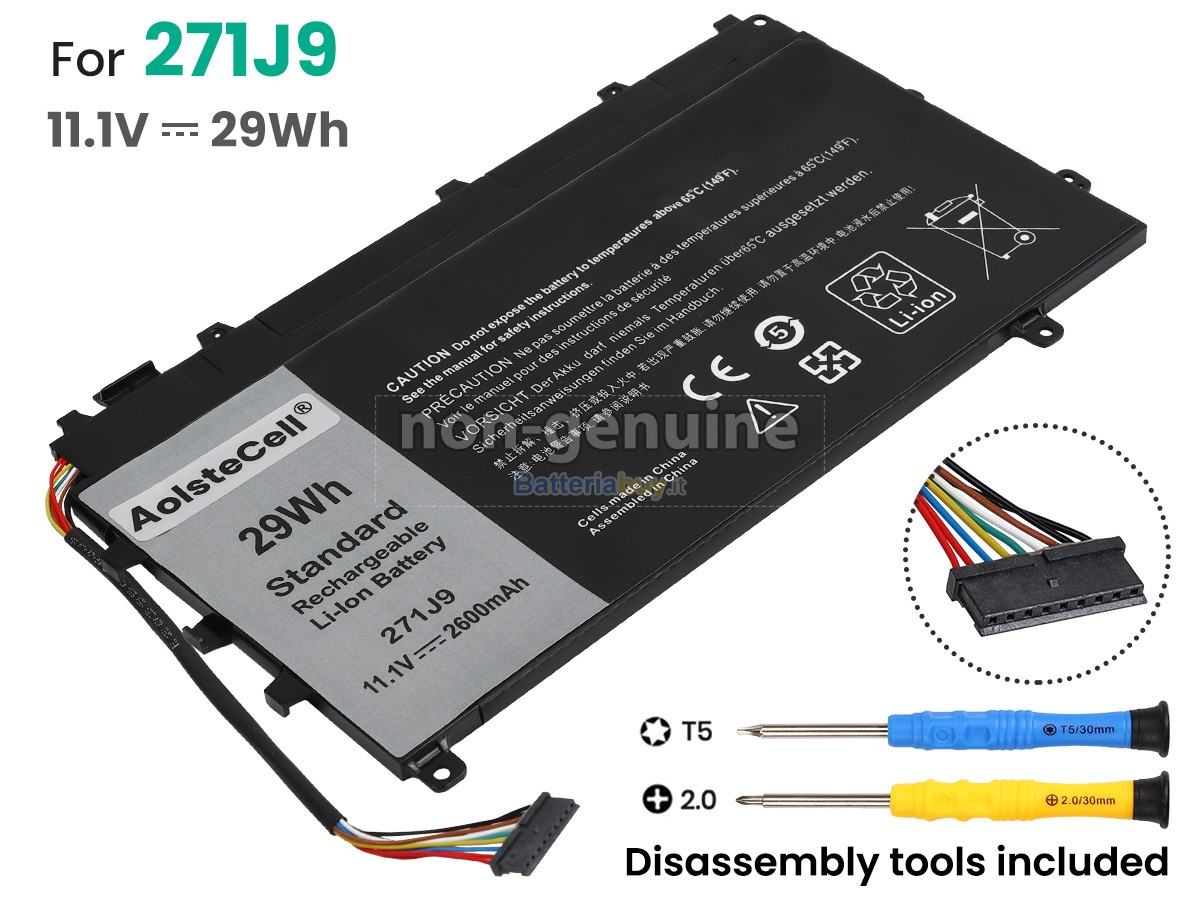 Batteria per Dell Latitude 7350