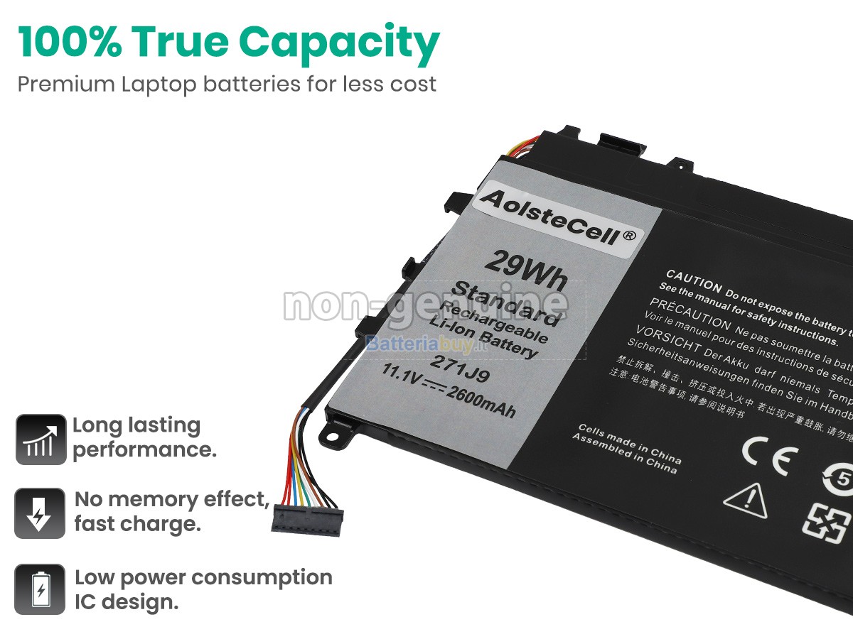 Batteria per Dell Latitude 7350