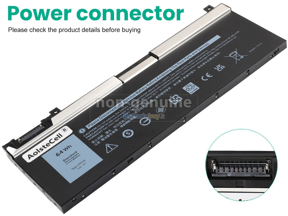 Batteria per Dell 0RY3F9