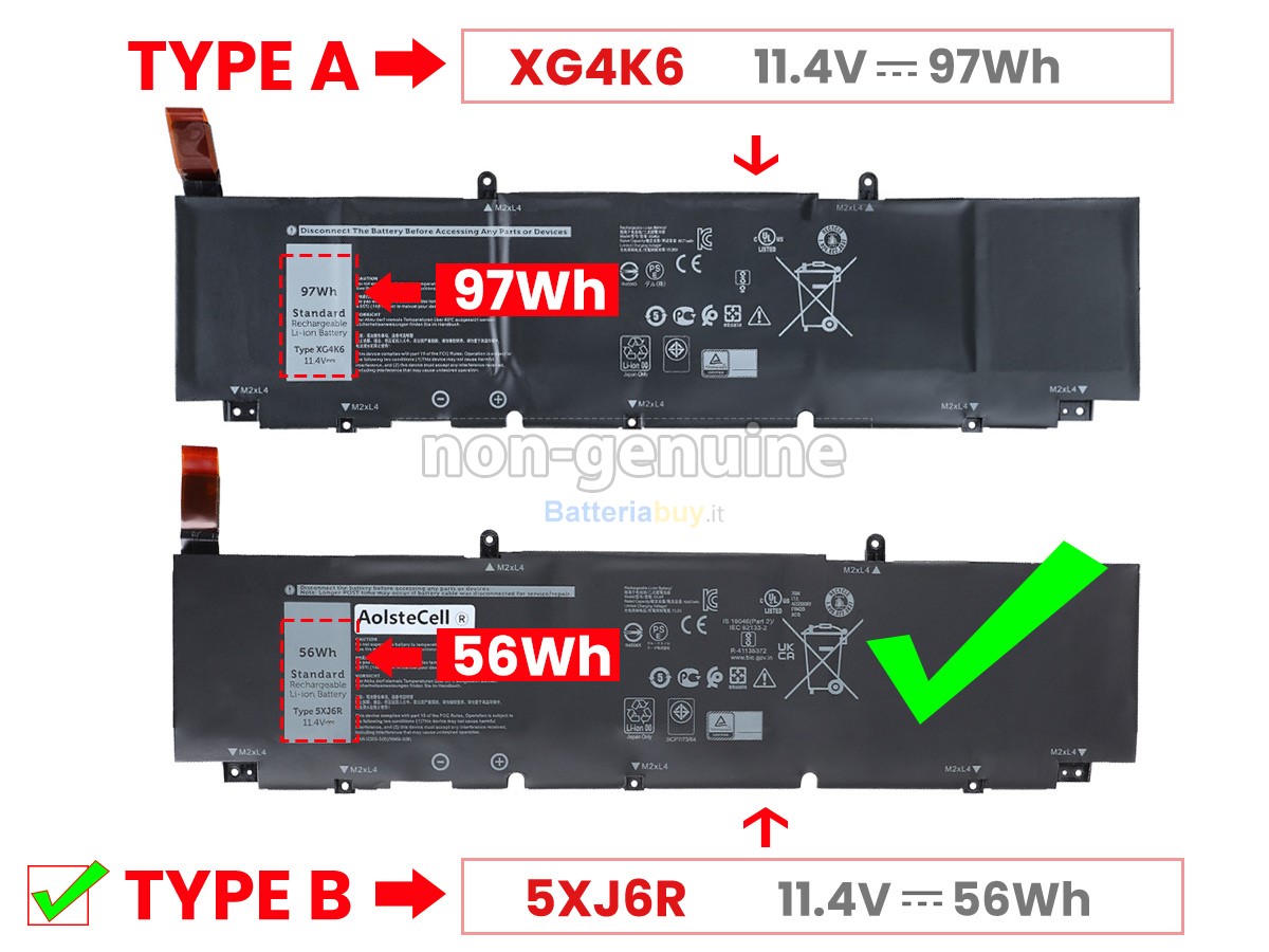 Batteria per Dell Precision 5760