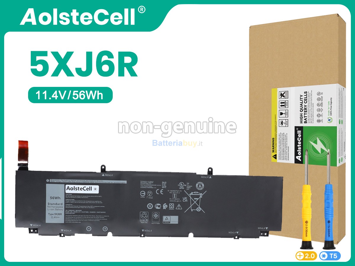 Batteria per Dell 5XJ6R