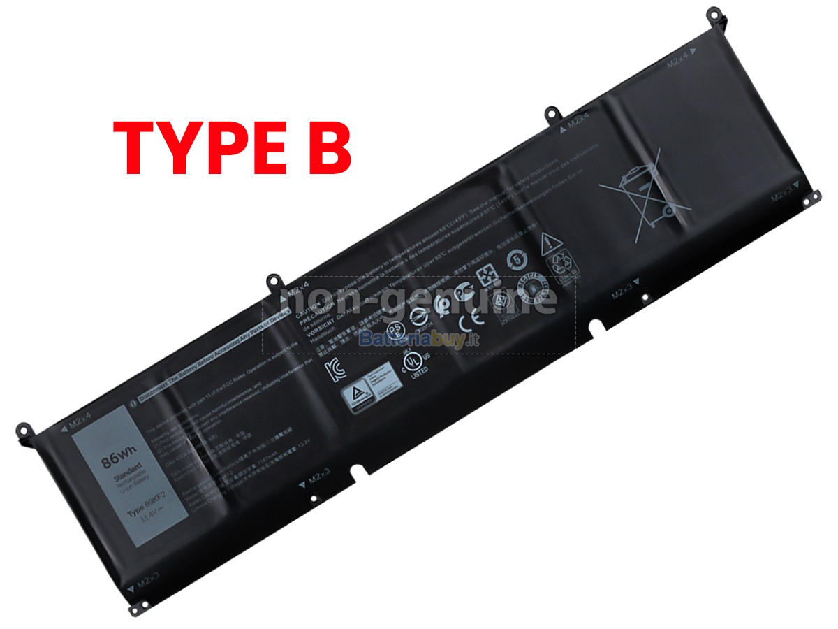 Batteria per Dell Inspiron 16 7630 2-IN-1