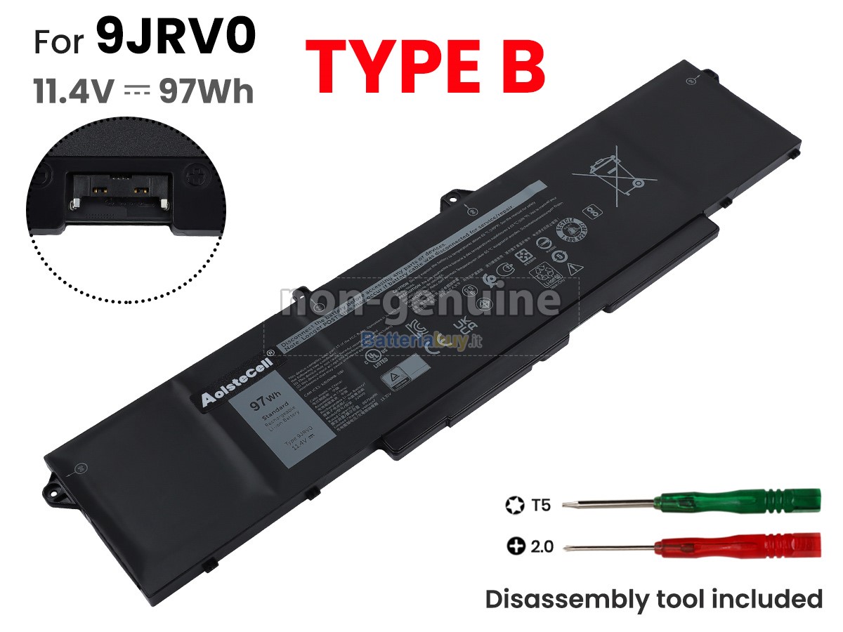 Batteria per Dell Alienware M17 R5 AMD