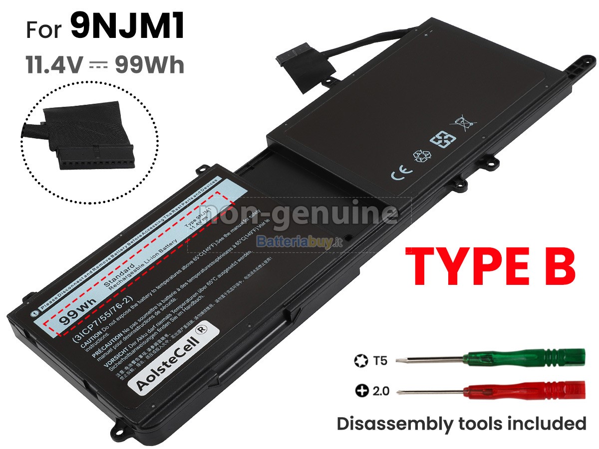 Batteria per Dell ALW17C-D1748