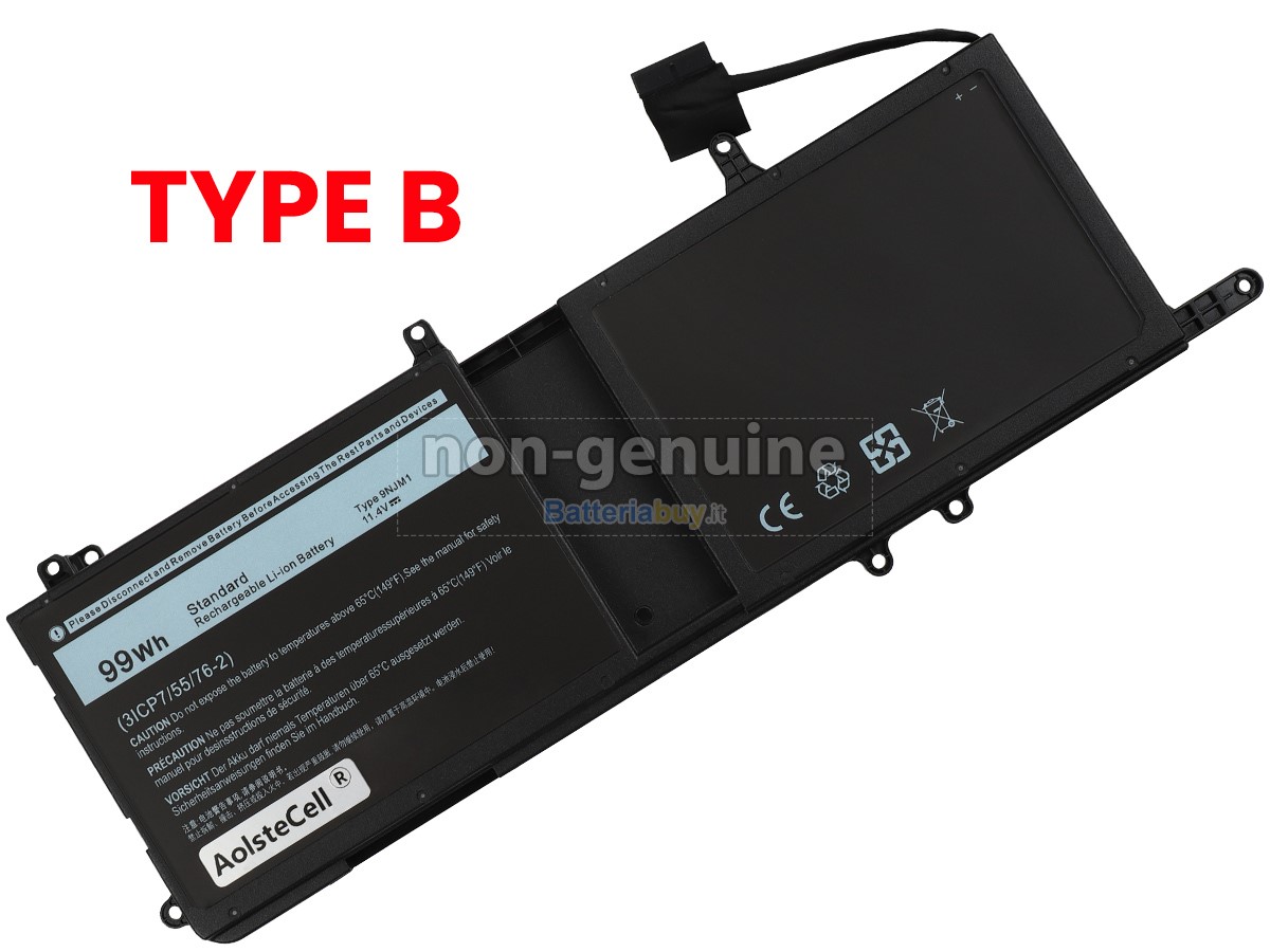 Batteria per Dell ALW17C-D1748
