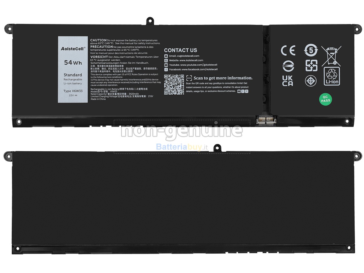 Batteria per Dell P145G001