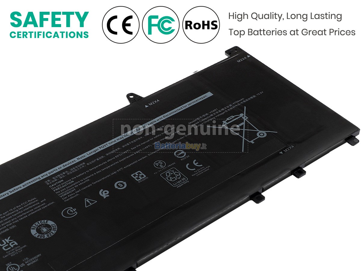 Batteria per Dell Alienware X14 R2