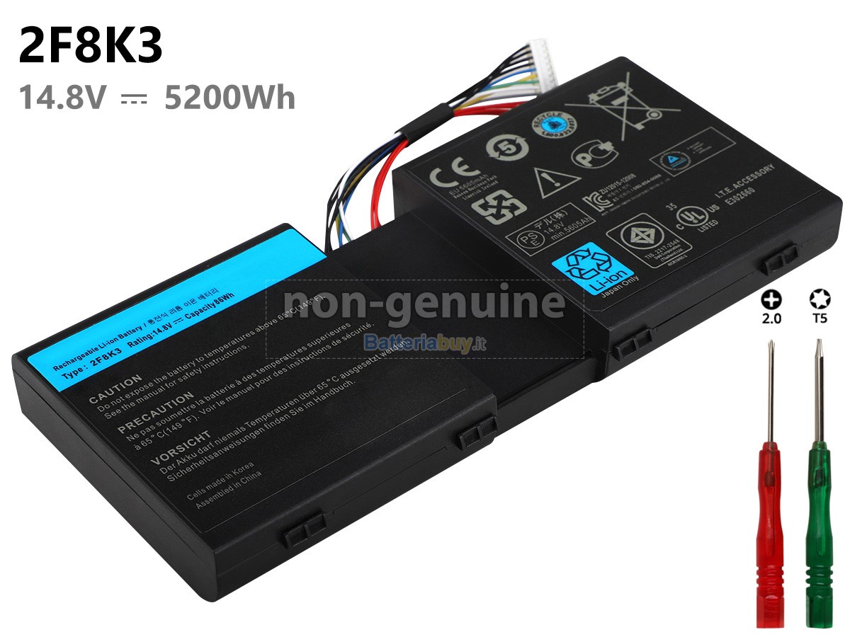 Batteria per Dell 2F8K3