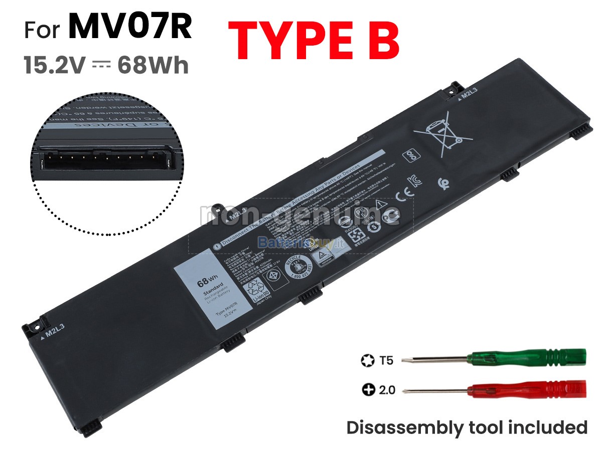 Batteria per Dell G3 15 3500