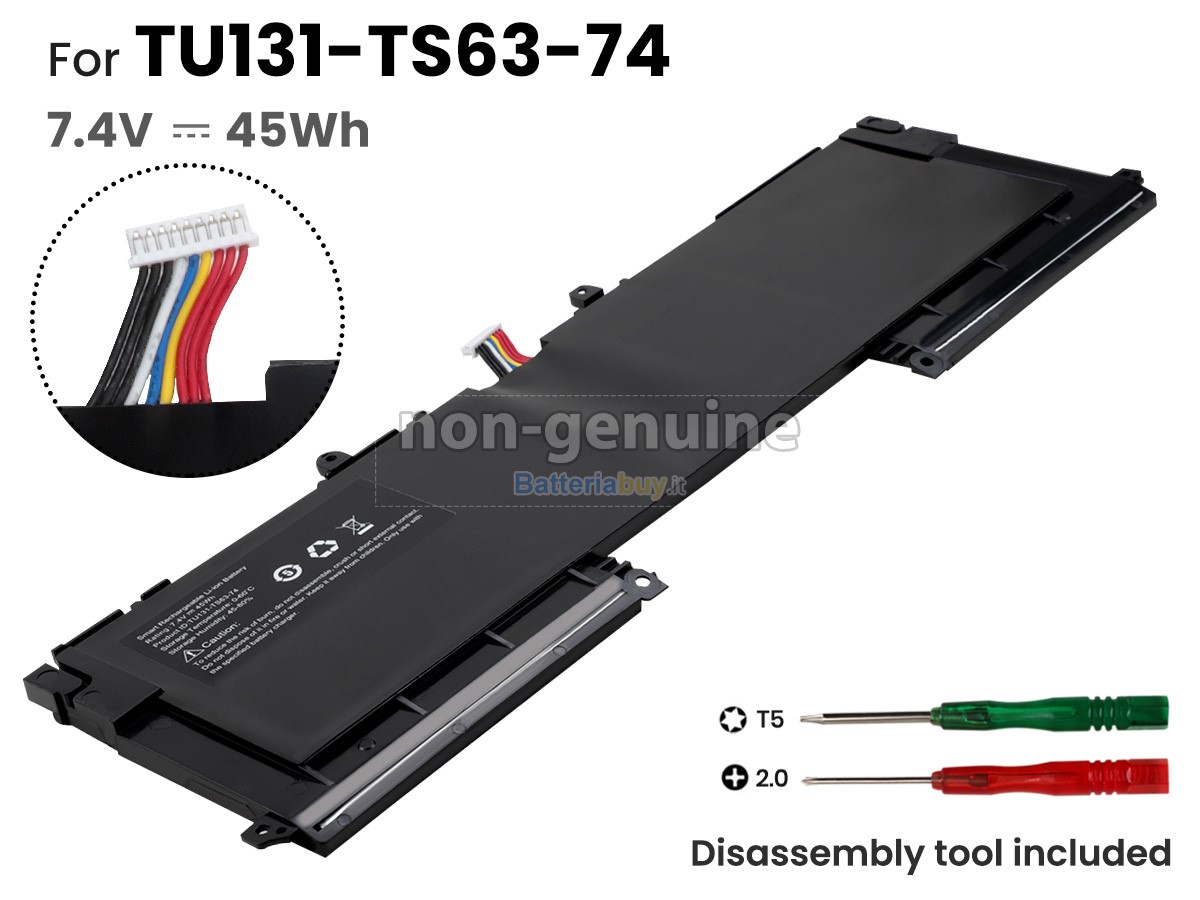 Batteria per Dell TU131-TS63-74