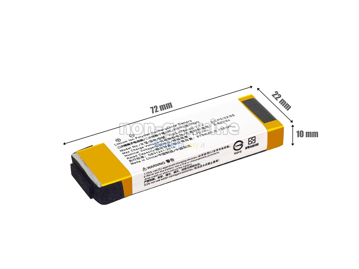 Batteria per DJI HB3-875MAH-7.7V