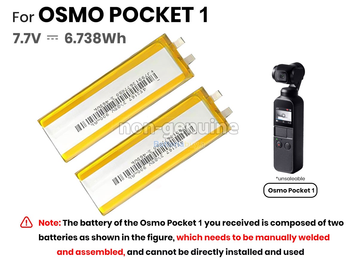 Batteria per DJI OSMO POCKET 1
