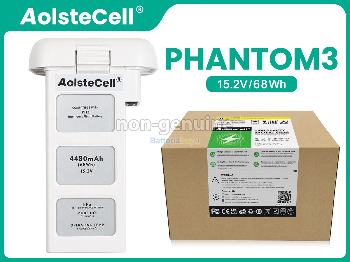 Batteria per DJI PHANTOM 3 STANDARD