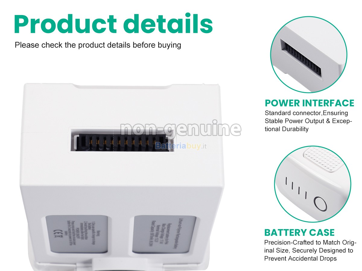 Batteria per DJI PHANTOM 4 PRO V2.0