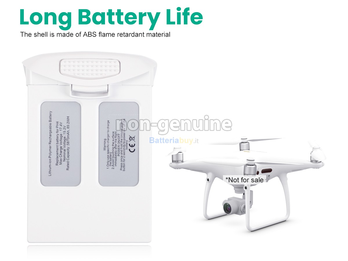 Batteria per DJI PHANTOM 4 PRO V2.0