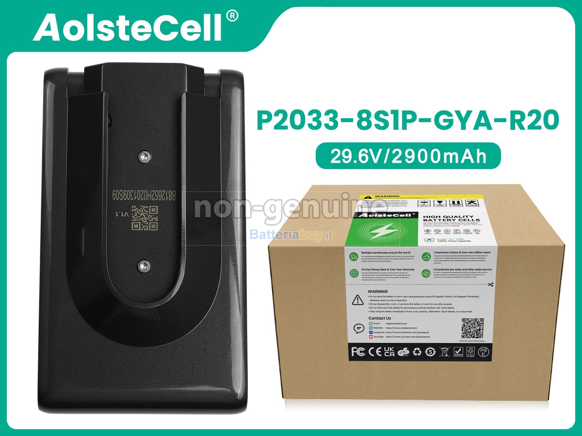 Batteria per Dreame P2033-8S1P-GYA