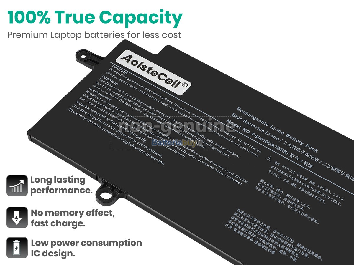 Batteria per Dynabook PORTEGE X30W-J-11N