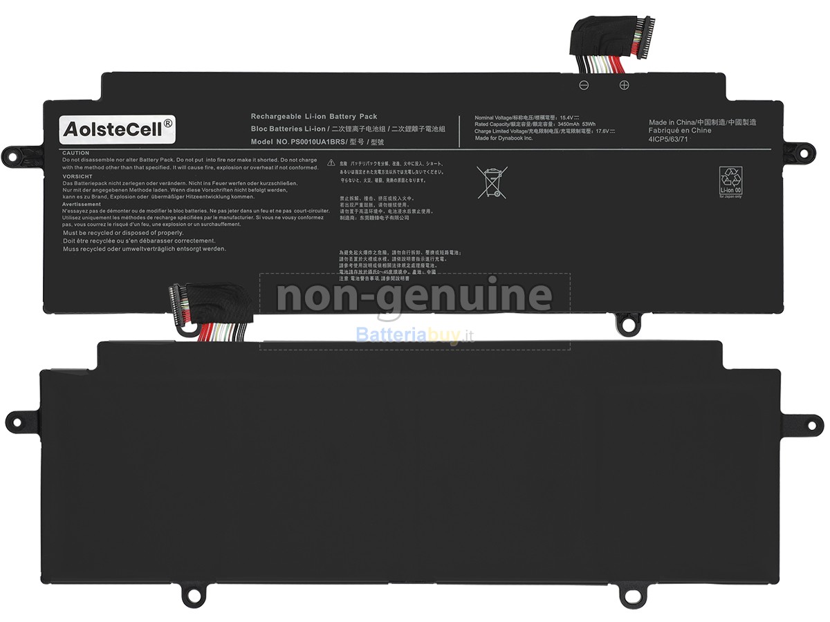 Batteria per Dynabook PORTEGE X30W-J-11N