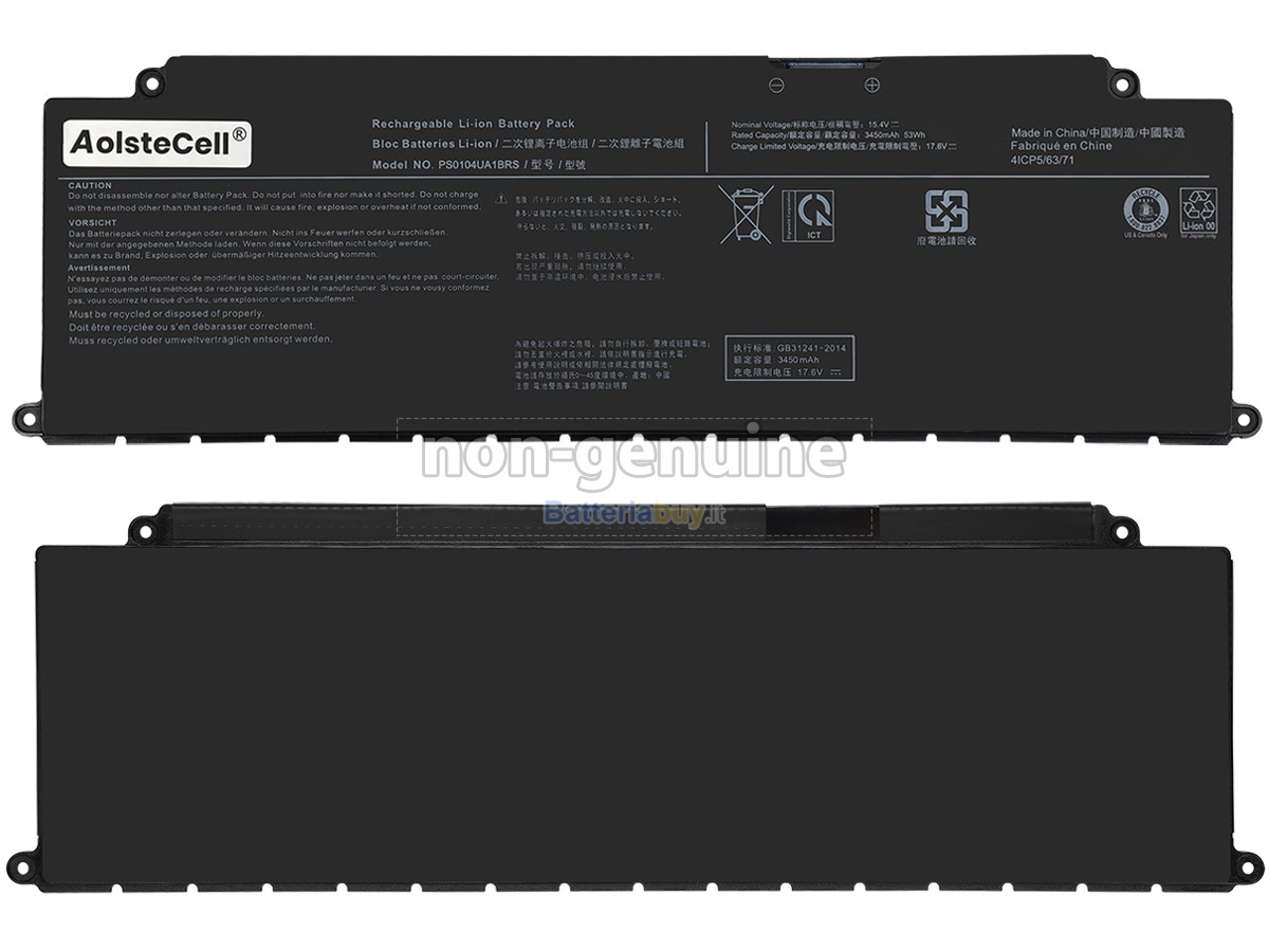 Batteria per Dynabook PORTEGE X40-K-12Q
