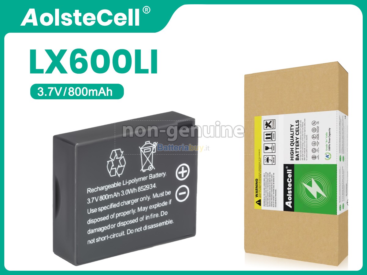 Batteria per Eartec LX600LI