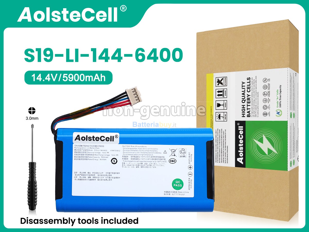 Batteria per Ecovacs S19-LI-144-6400