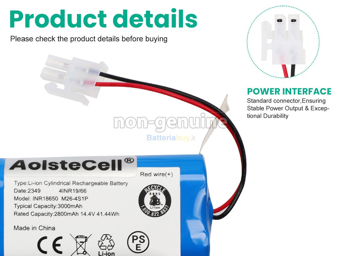 Batteria per Ecovacs CEN640