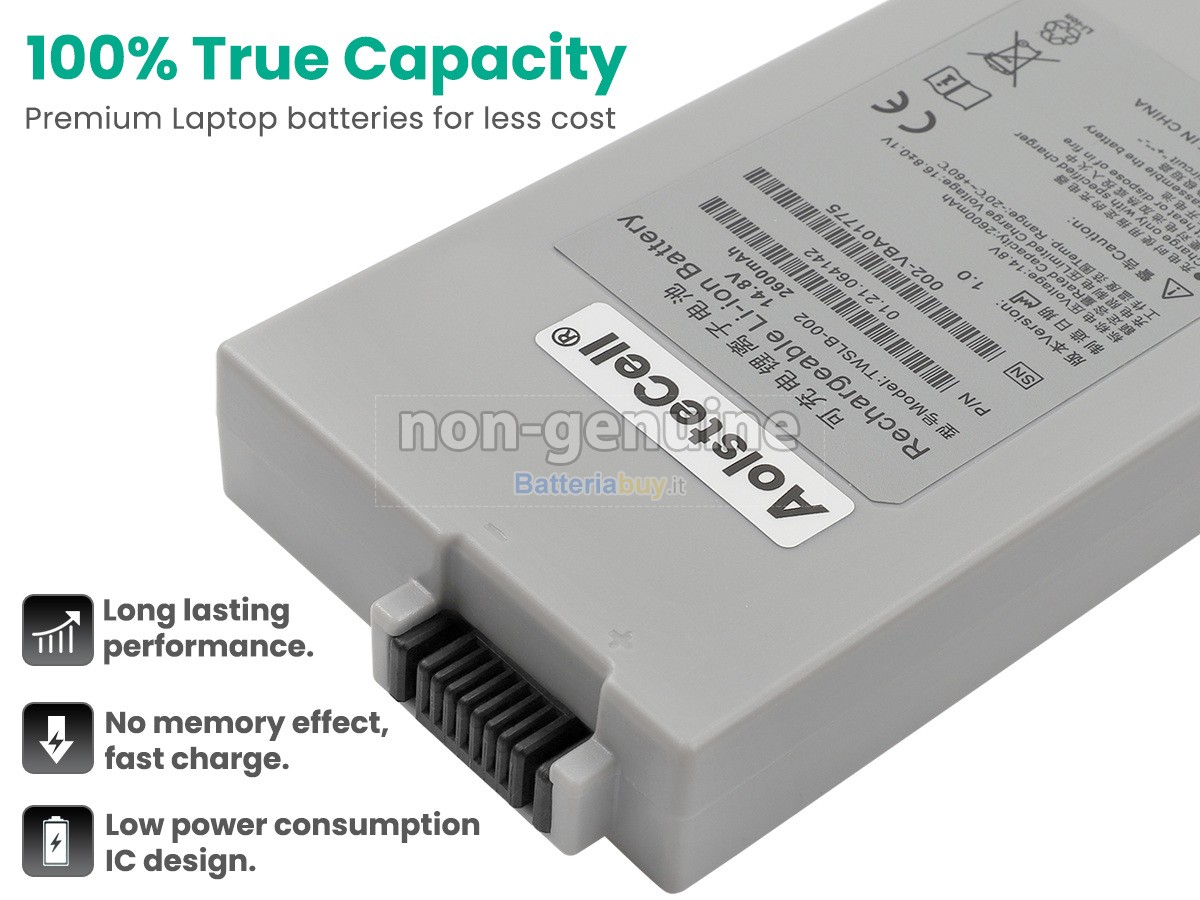 Batteria per EDAN TWSLB-002