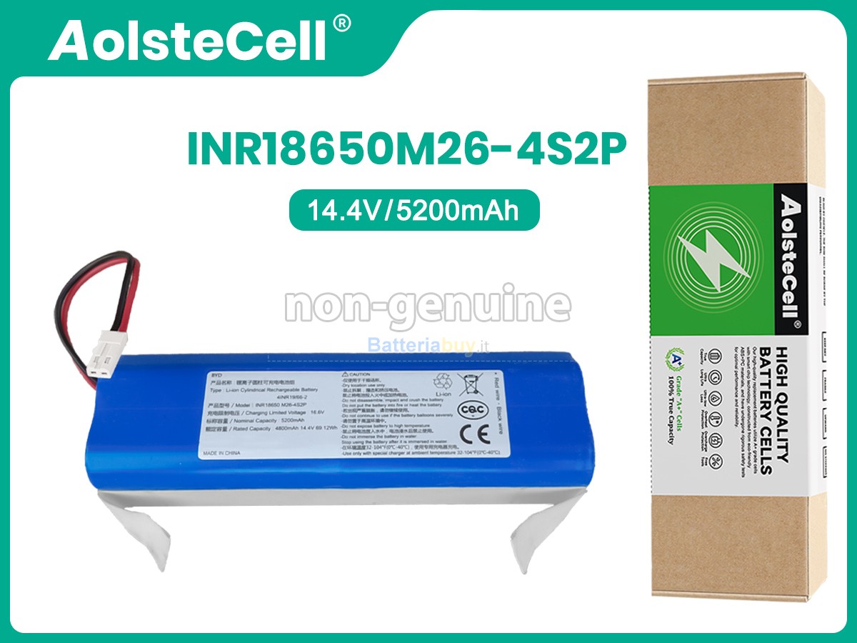 Batteria per Eufy INR18650M26-4S2P