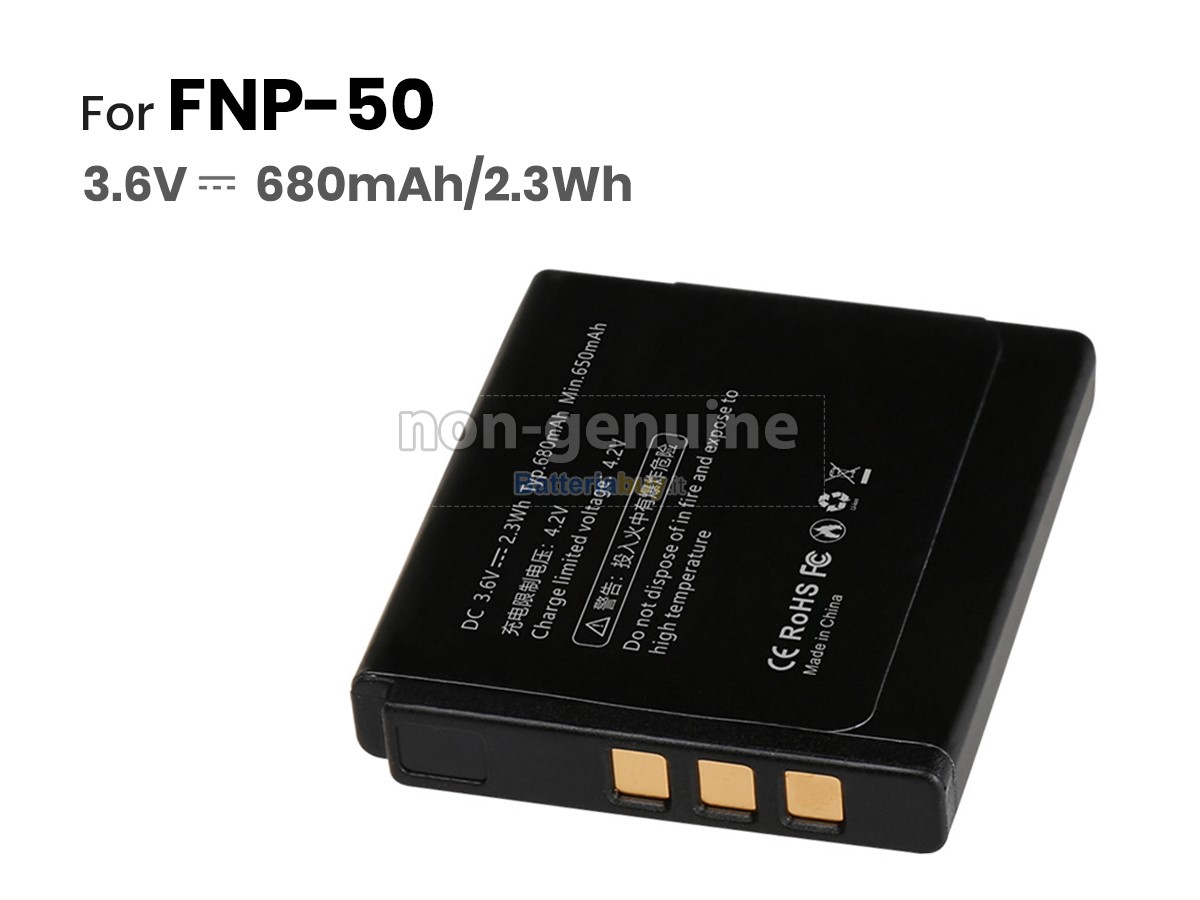 Batteria per Fujifilm F100FD