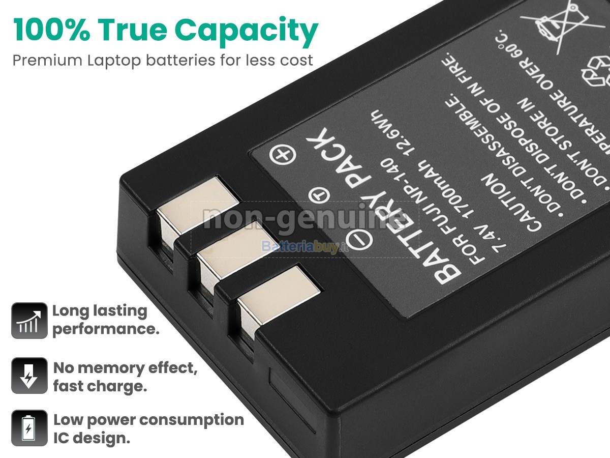 Batteria per Fujifilm FINEPIX S100