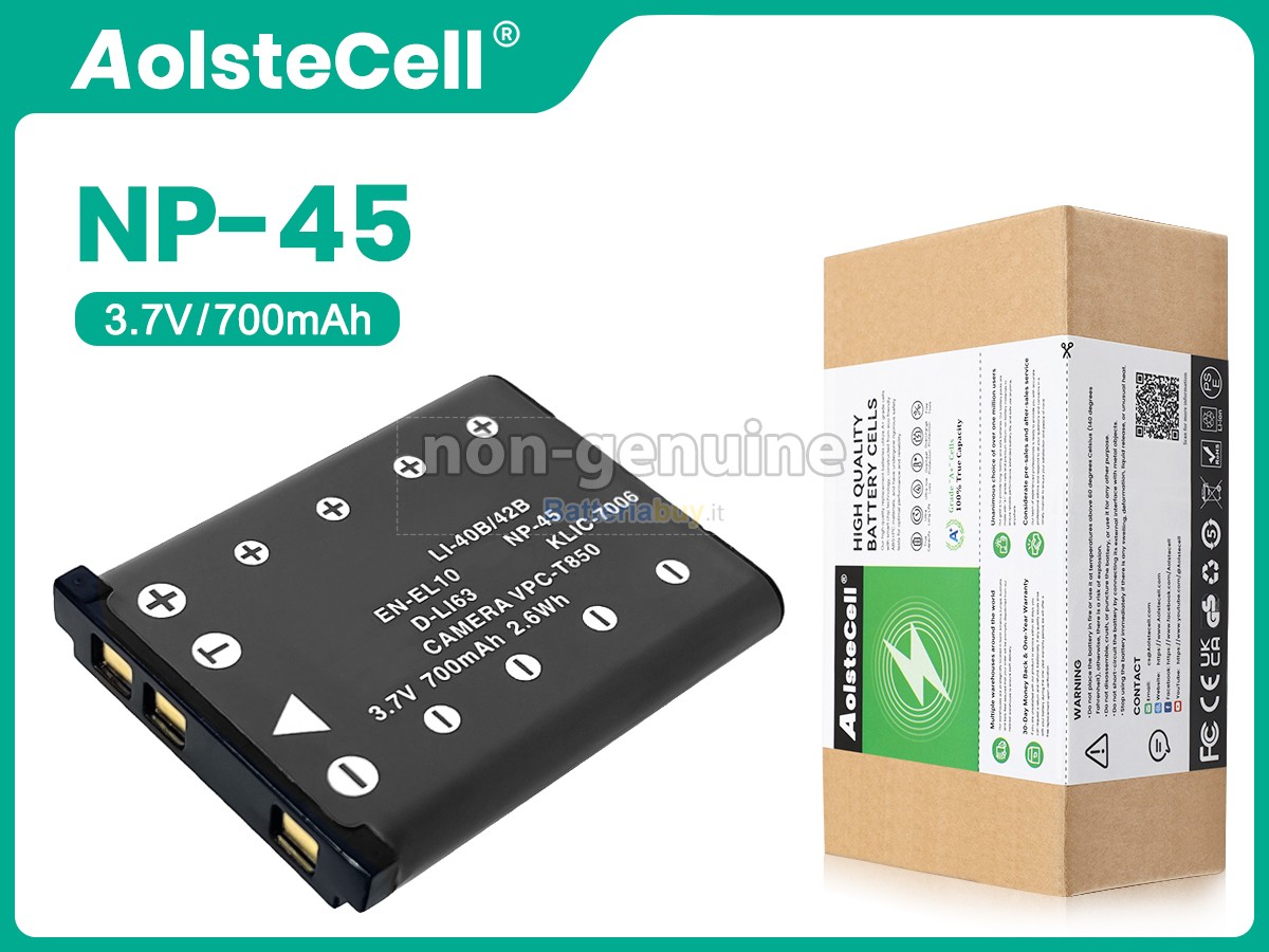 Batteria per Fujifilm FINEPIX JX375