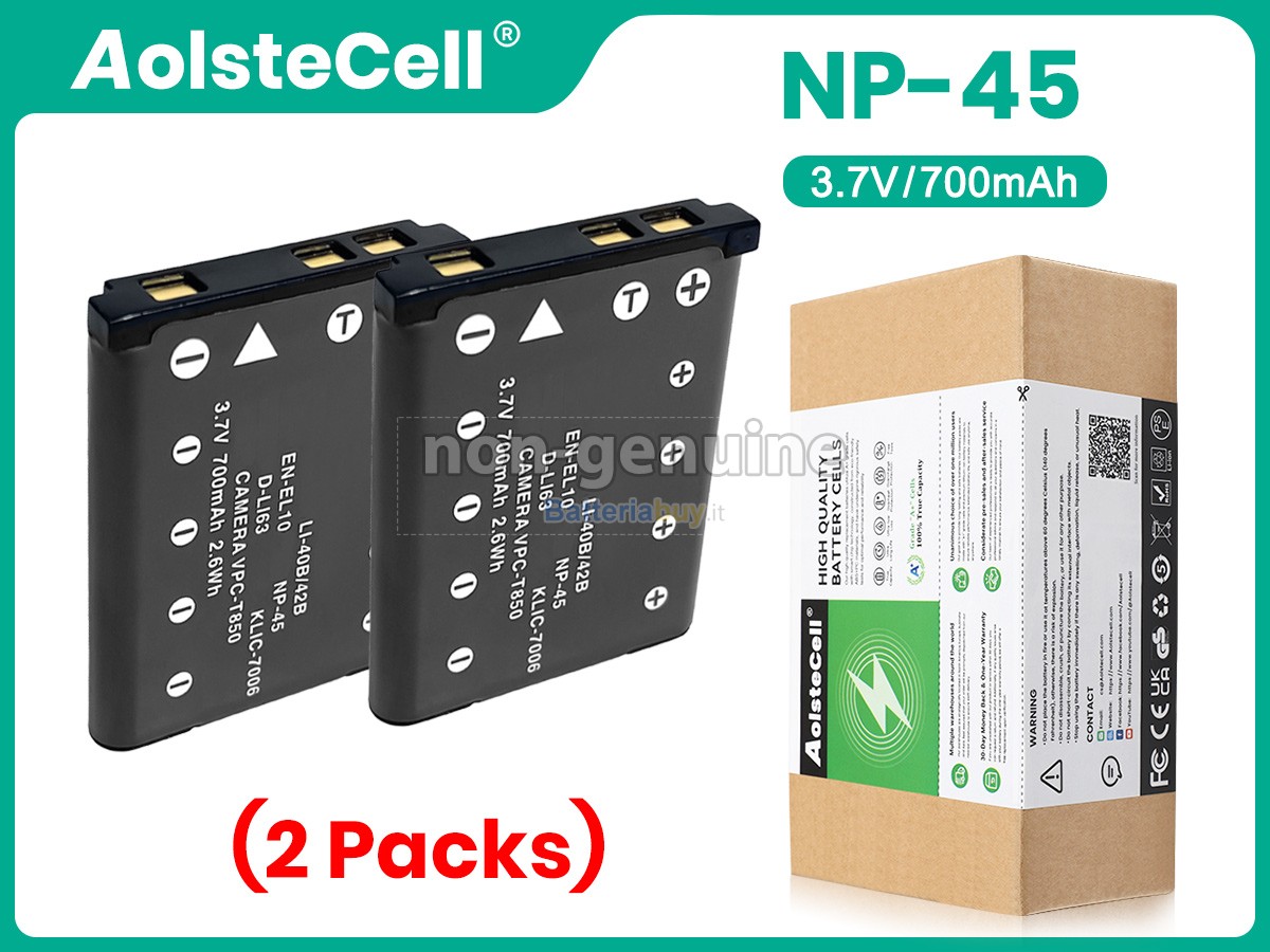 Batteria per Fujifilm FINEPIX JX375