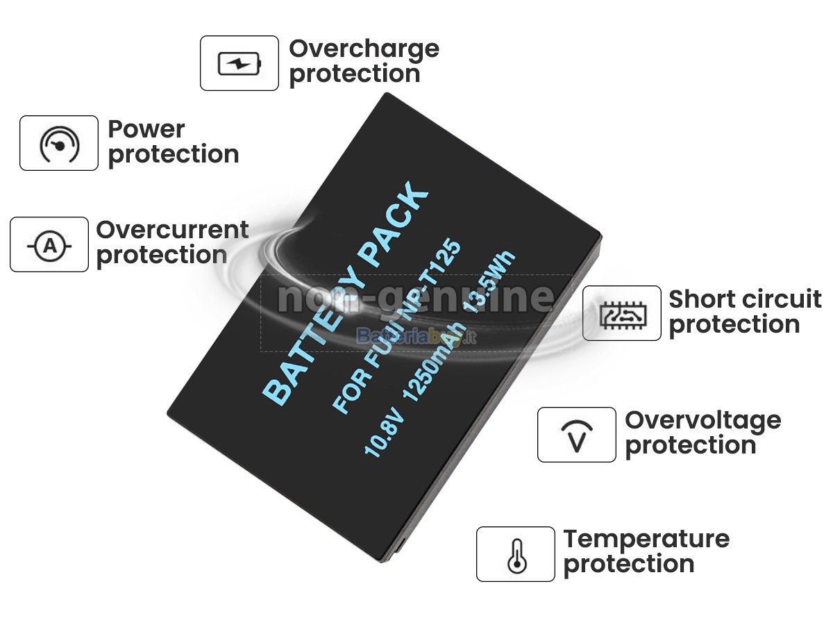 Batteria per Fujifilm BC-T125
