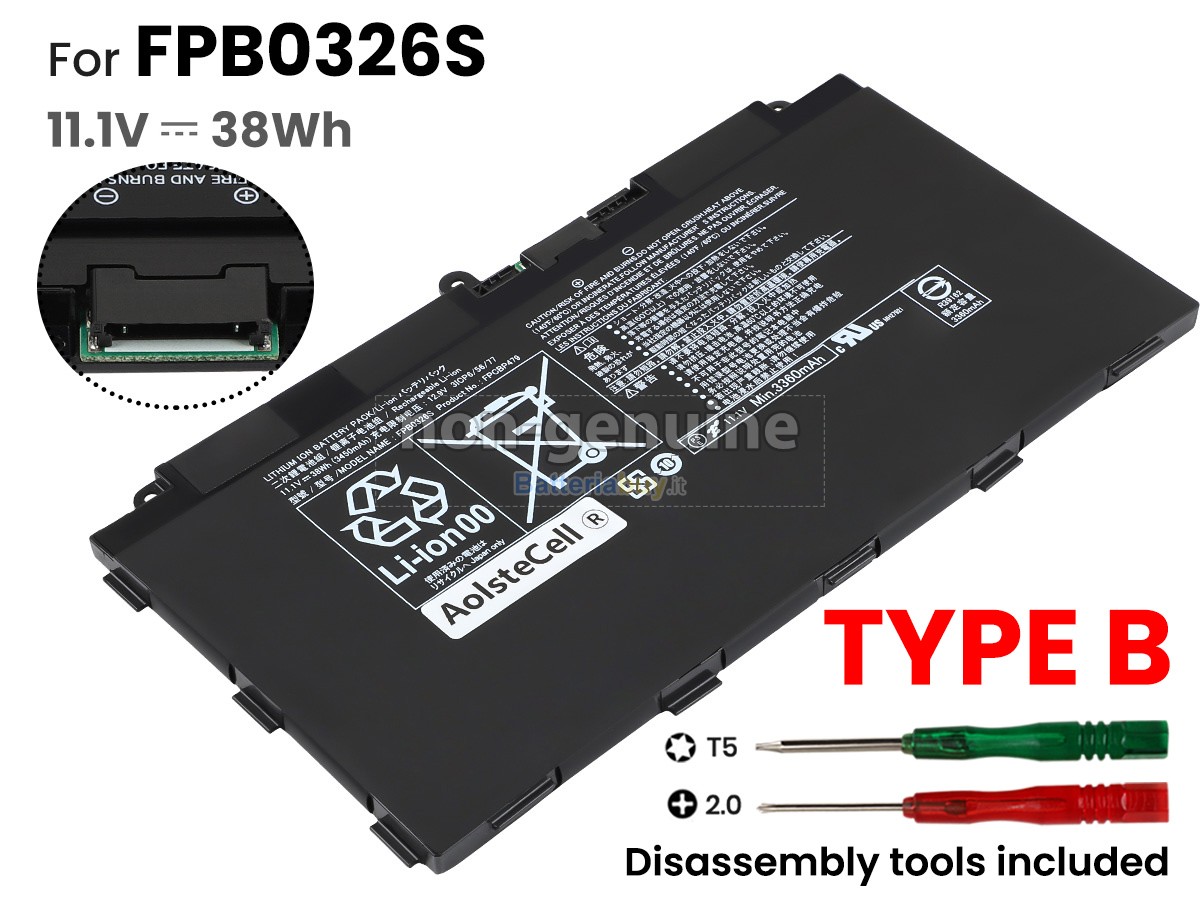 Batteria per Fujitsu CP700540-01