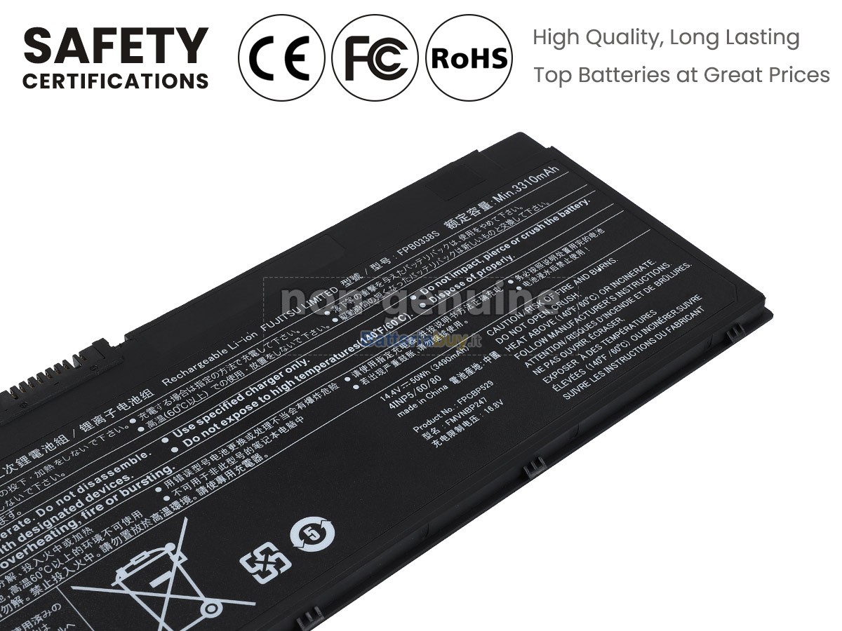 Batteria per Fujitsu FPB0338S