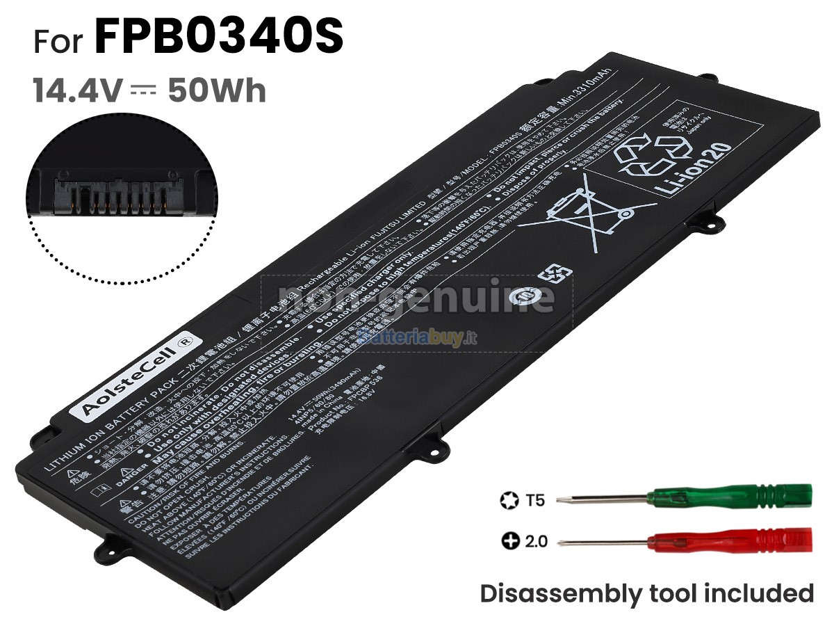 Batteria per Fujitsu FUJ:CP778925-XX