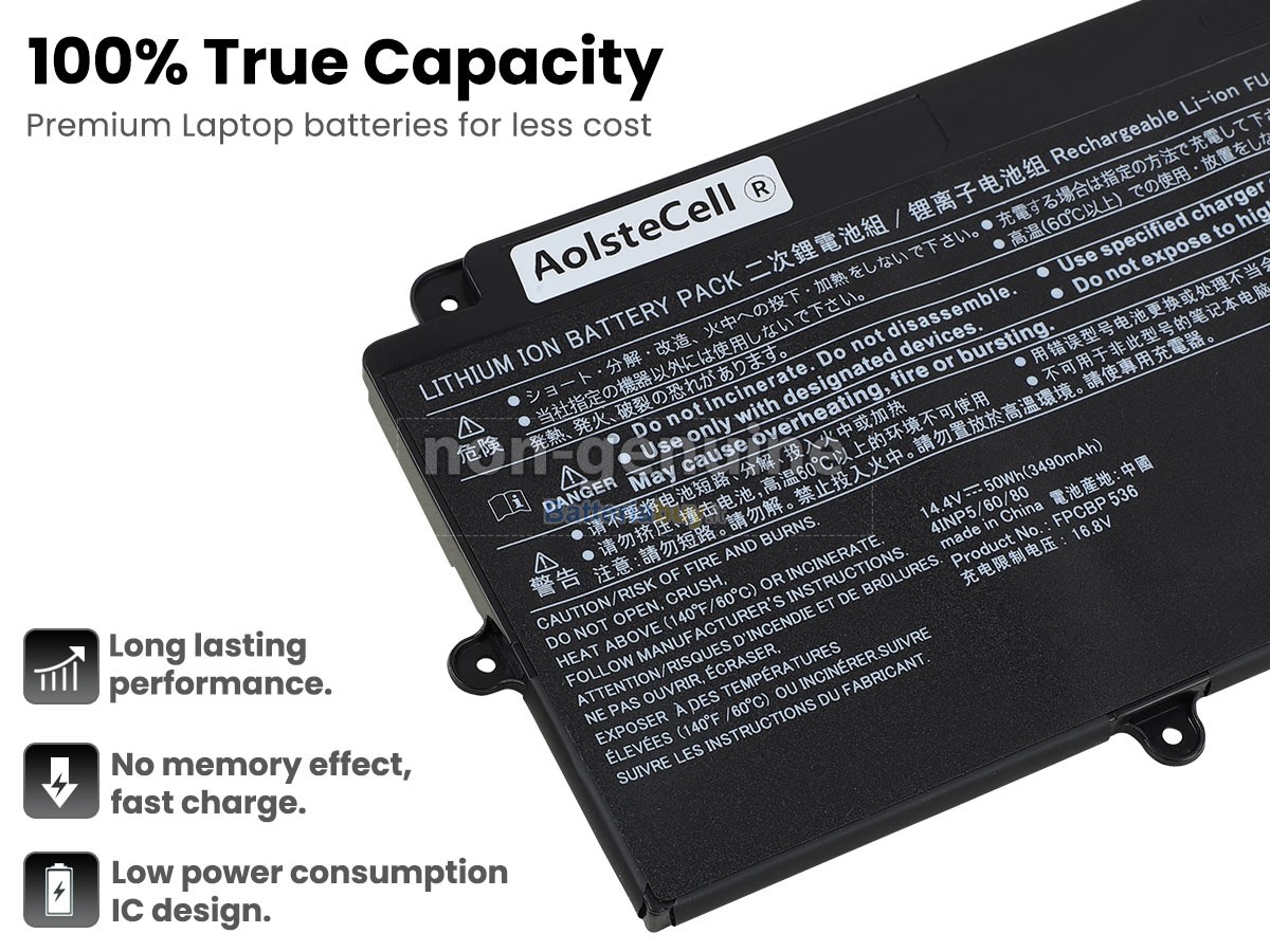 Batteria per Fujitsu FUJ:CP778925-XX