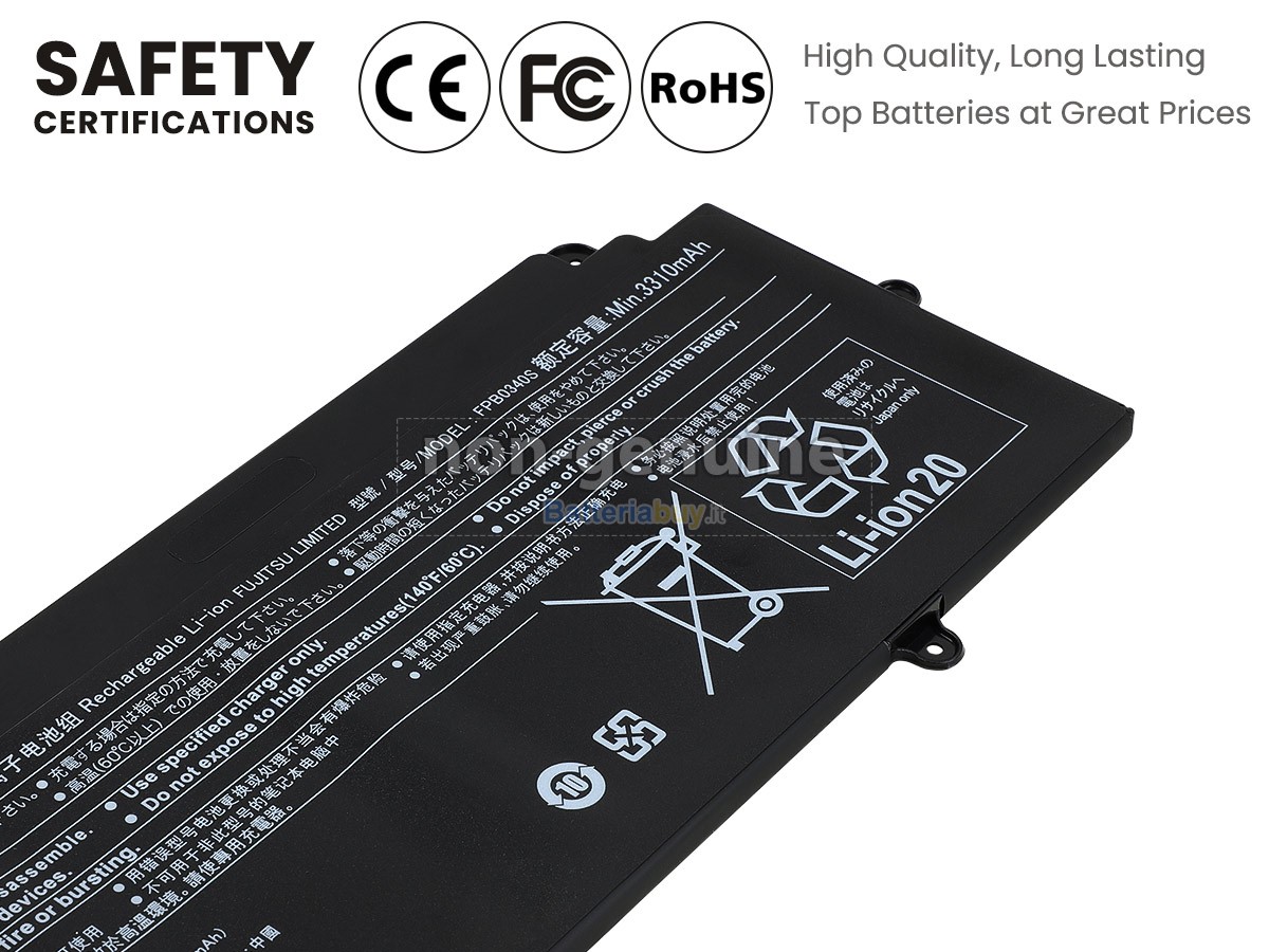 Batteria per Fujitsu FUJ:CP778925-XX