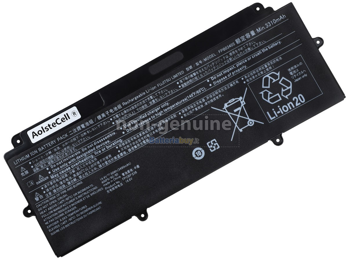 Batteria per Fujitsu FUJ:CP778925-XX
