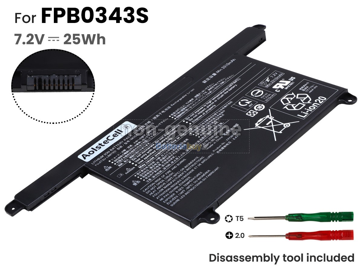 Batteria per Fujitsu LifeBook U939X