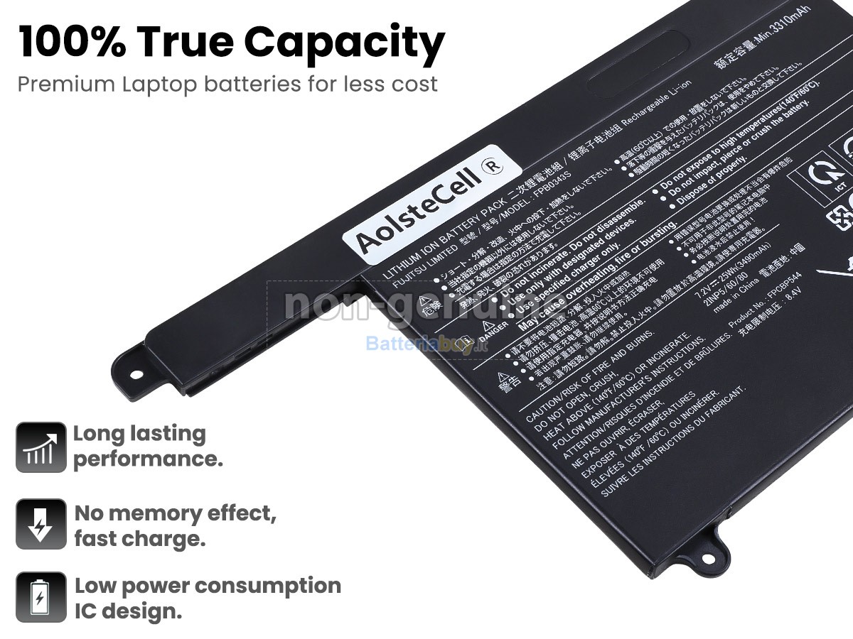 Batteria per Fujitsu LifeBook U939X