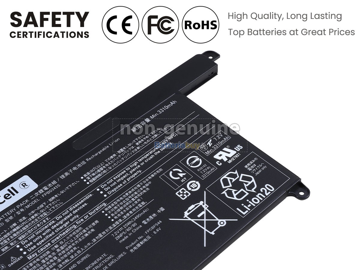 Batteria per Fujitsu LifeBook U939X