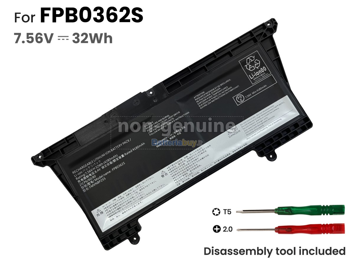 Batteria per Fujitsu FPB0362S