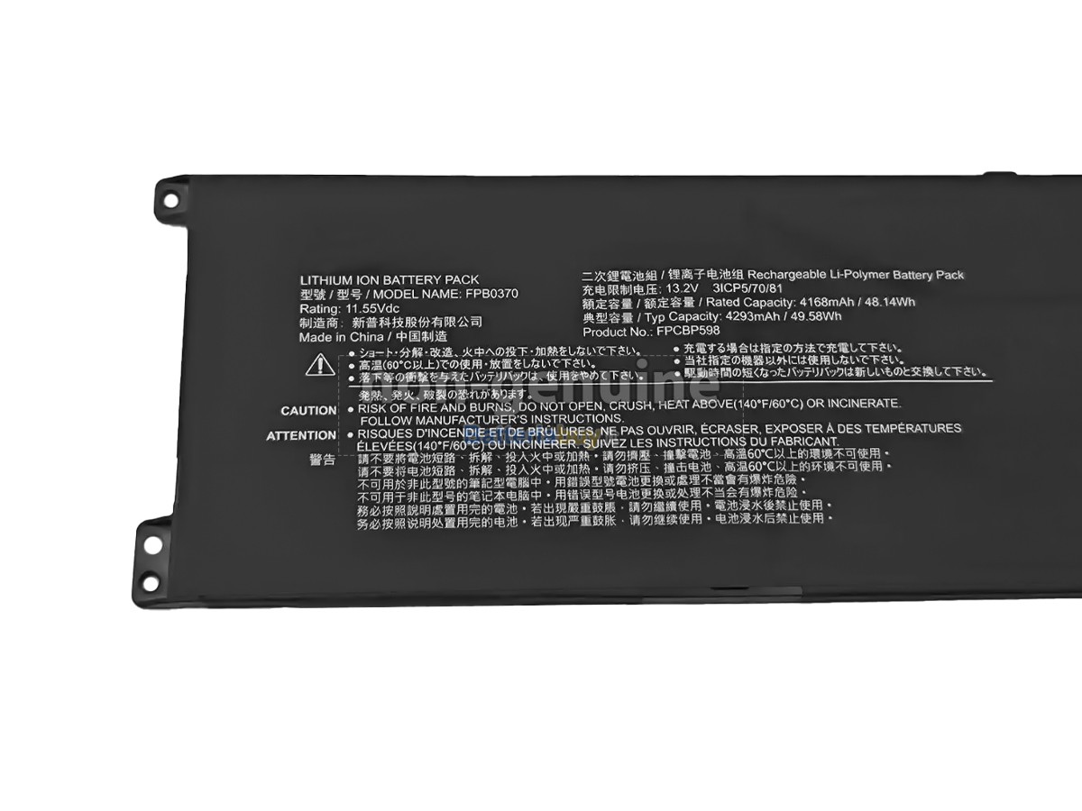 Batteria per Fujitsu FPB0370(3ICP/70/81)