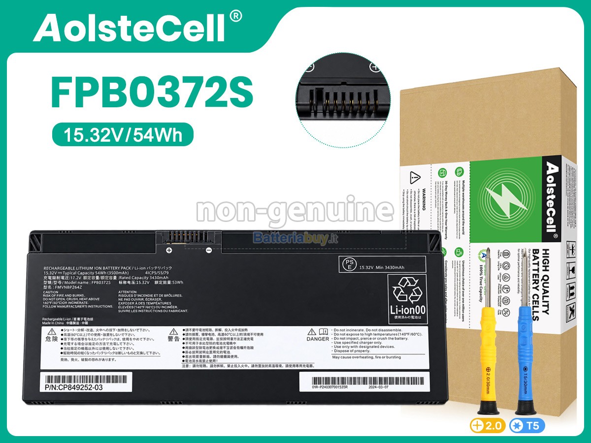 Batteria per Fujitsu FMVNBPXXX