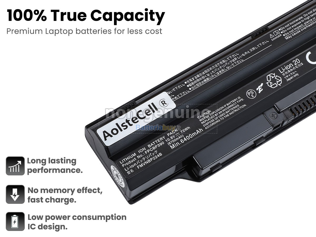 Batteria per Fujitsu FPCBP392