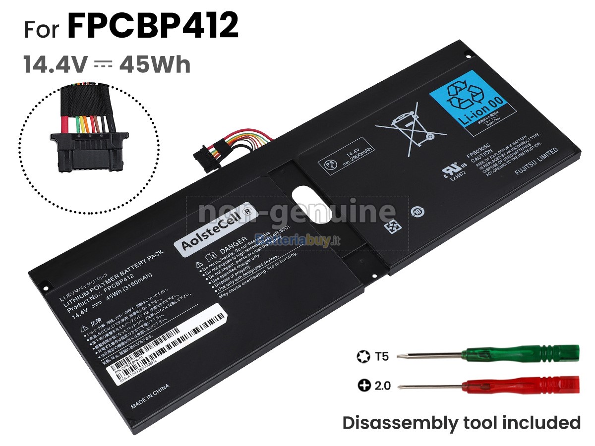 Batteria per Fujitsu LifeBook U904