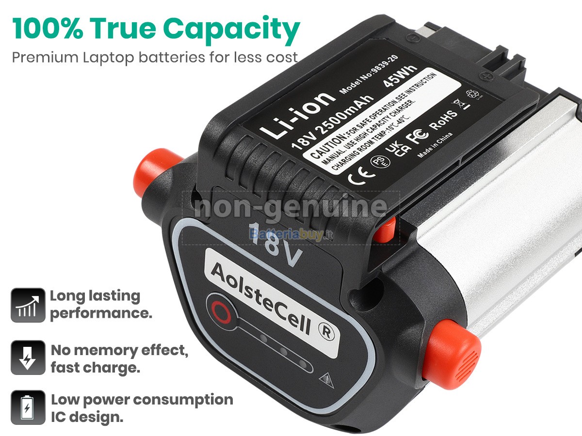 Batteria per Gardena 8866-55