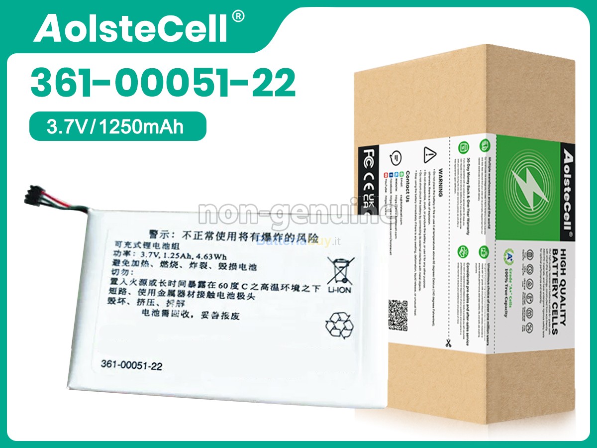 Batteria per Garmin 361-00051-22