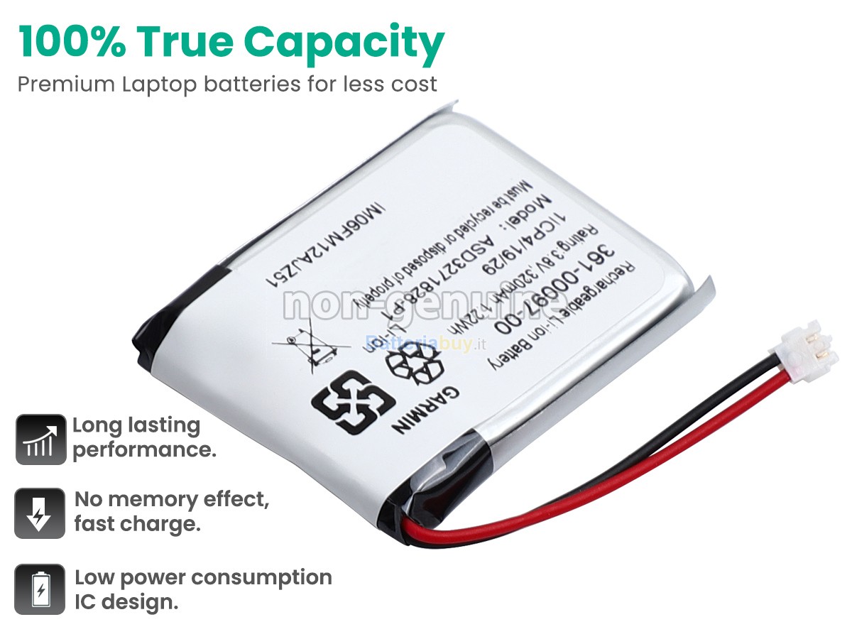 Batteria per Garmin FENIX 6